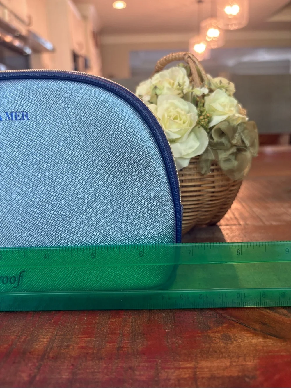 New LA MER Blue COSMETIC BAG + The Rejuvenating NIGHT CREAM Mini!